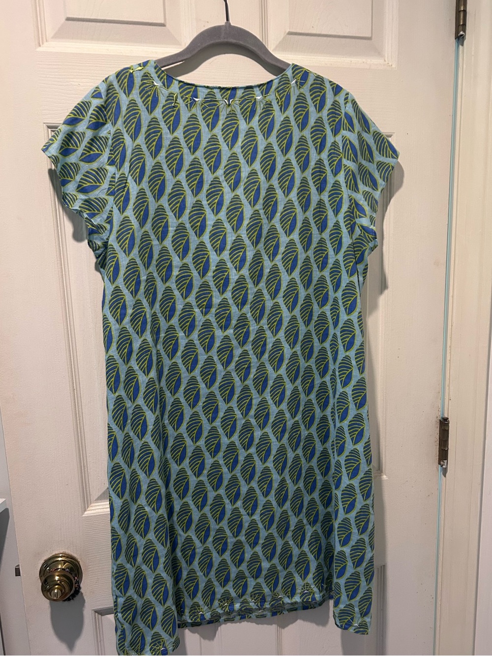 NWT Hiho Rachel Linen Shift Dress LG - Picture 4 of 8